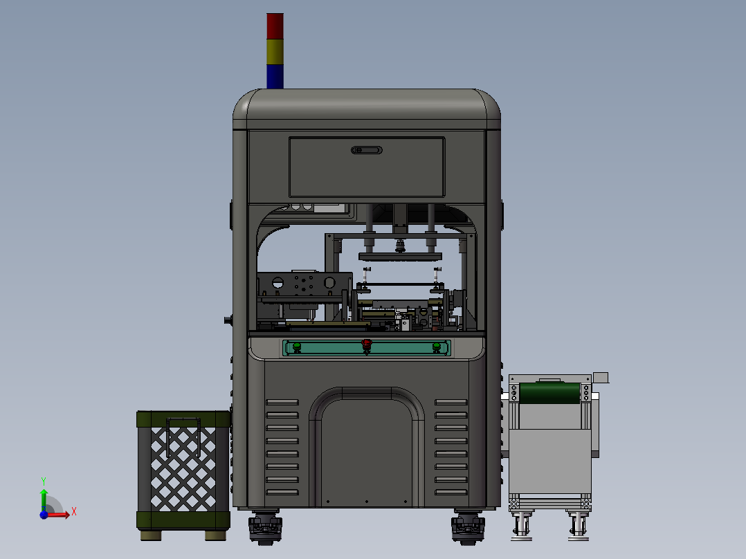 键帽自动组装机前视图