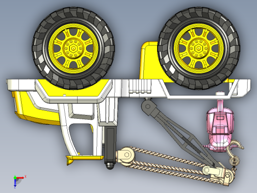 卡车起重机俯视缩略图