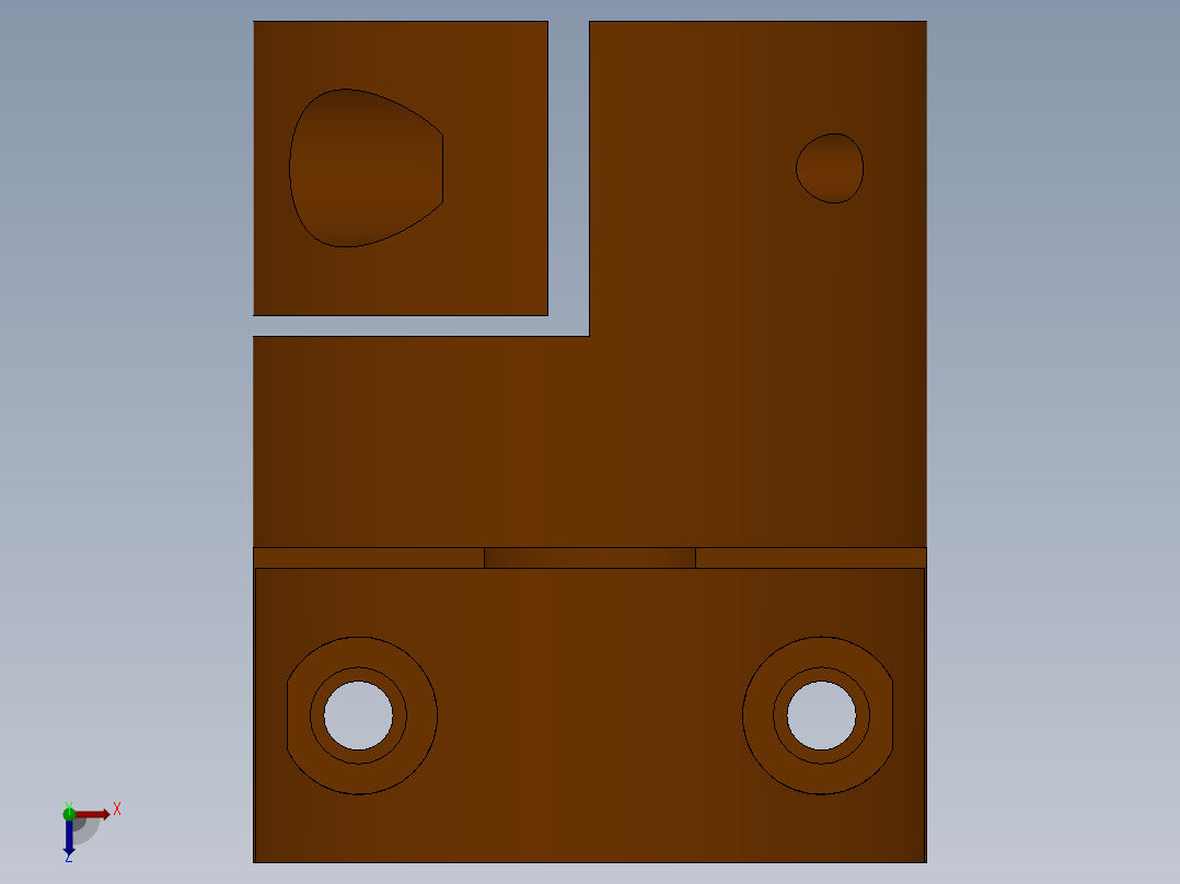 刀架系统俯视图