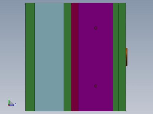 Q486-迷你音响的结构设计及外壳的注塑模具设计【三维SolidWorks】左视缩略图
