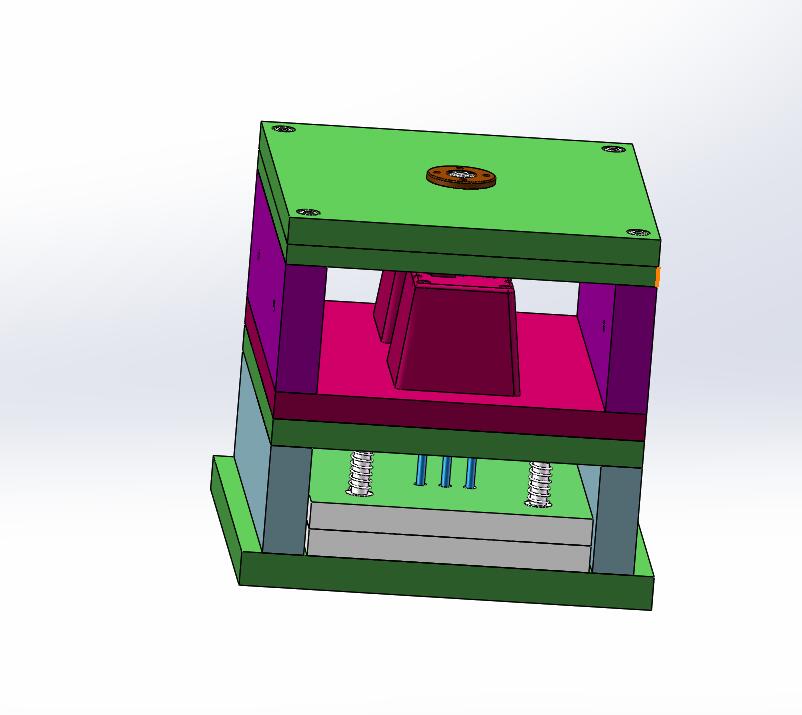 Q486-迷你音响的结构设计及外壳的注塑模具设计【三维SolidWorks】