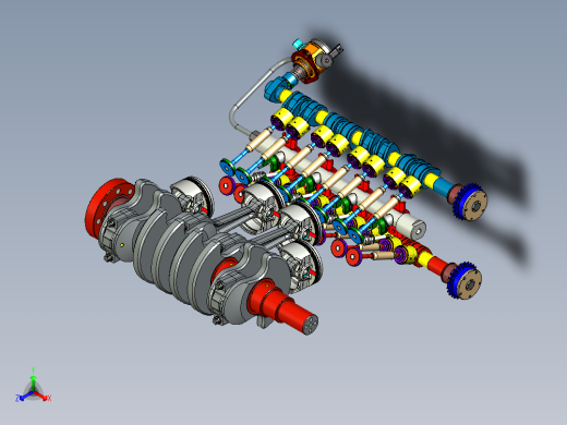 小型四缸发动机