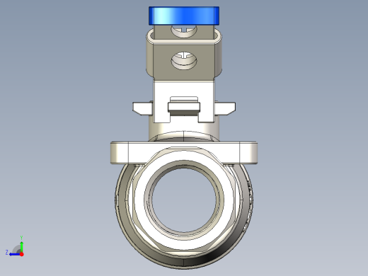 管道手动球阀-水管开关阀-手动阀门手动不锈钢内螺纹球阀DN20右视缩略图