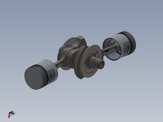 摩托车曲轴活塞