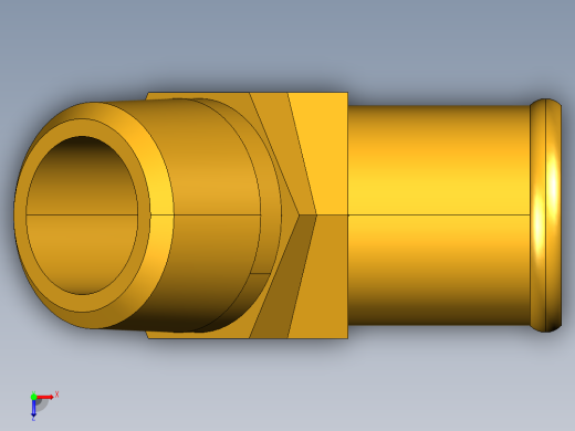 倒齿式工业管接头Beaded Hose Barb 45Deg Elbow Tube to Male Pipe 279HB-16-12俯视缩略图