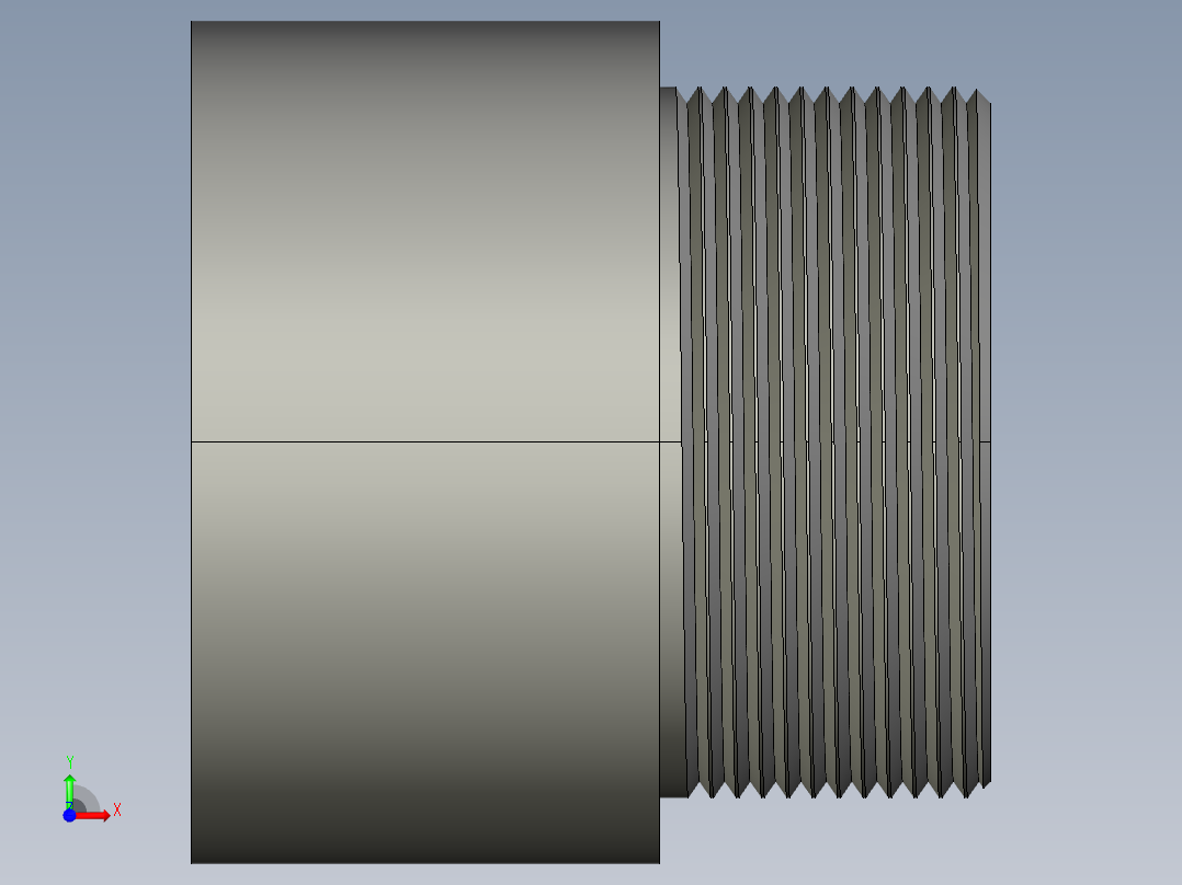 船舶管路系统SeaCor_MaleAdapter_SxMPT_37J136030_3in前视图