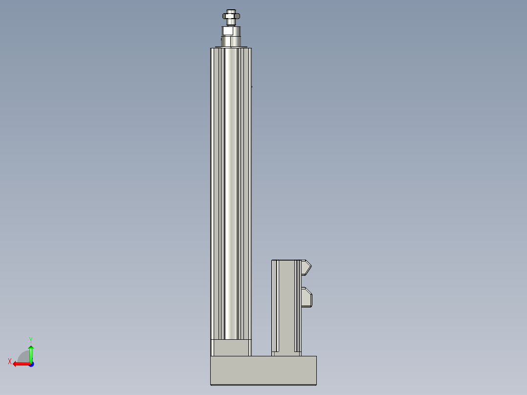 12VZ电动缸-VZ5-S250-BD后视图
