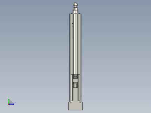 12VZ电动缸-VZ5-S250-BD左视缩略图