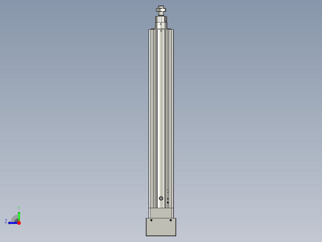 12VZ电动缸-VZ5-S250-BD右视图