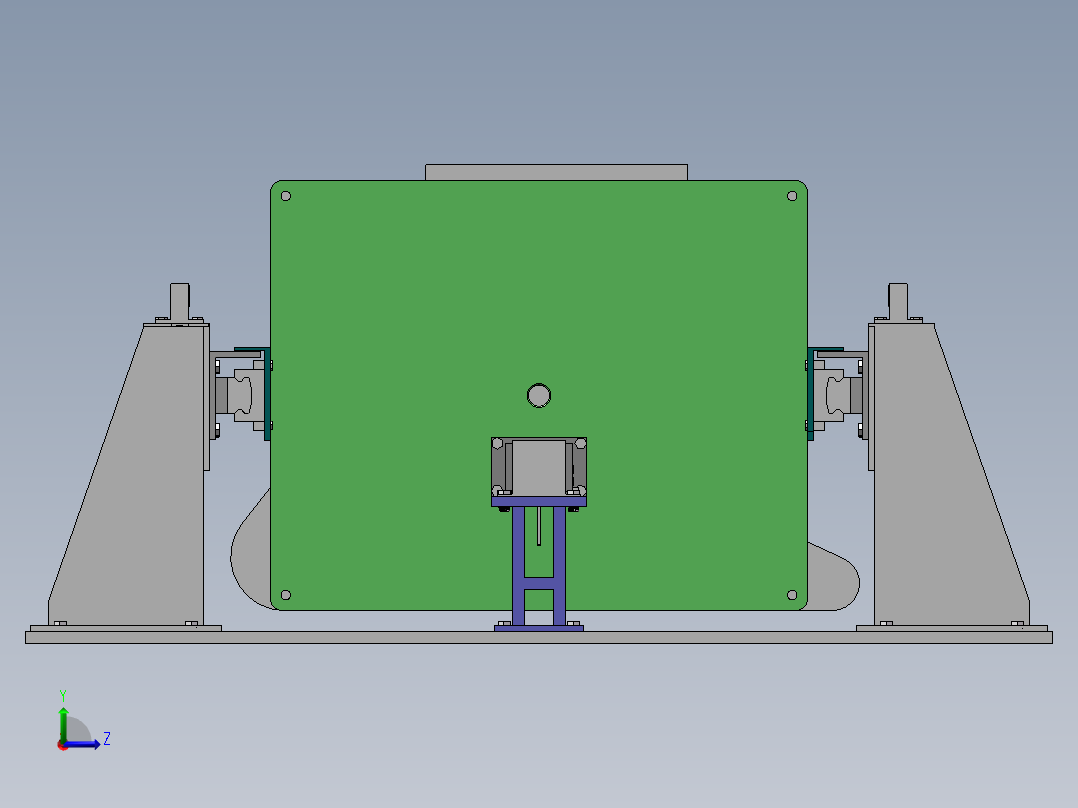 箱体检测装置1261960左视图