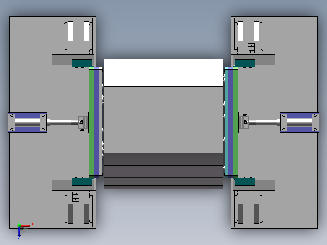 箱体检测装置1261960俯视图