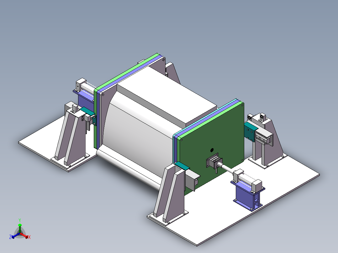 箱体检测装置1261960正等轴测图