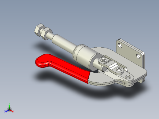 推拉式夾鉗SSP(I)-3D多系列多零件图纸模型