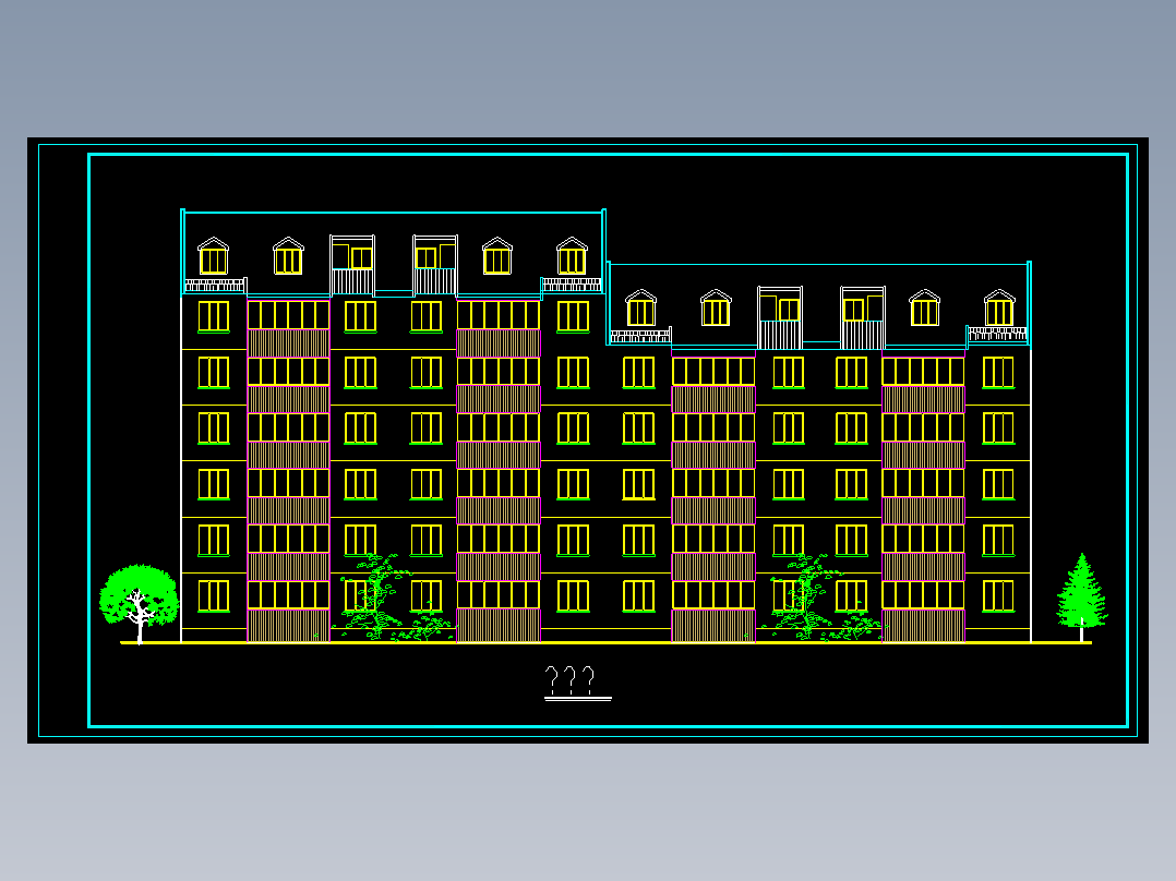 北馨住宅平立面图