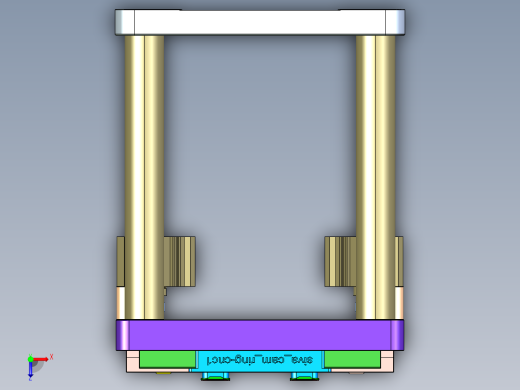 siva_cam_ring-笔记本CNC工装夹具三维模型CNC1-2016-6-18俯视缩略图