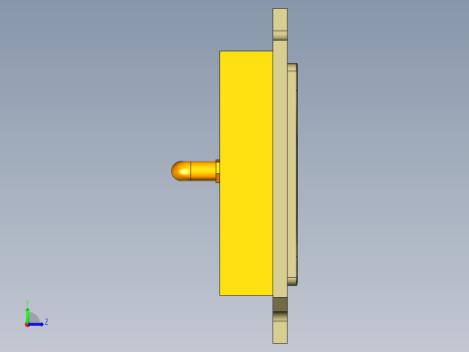 GS557-A笔记本CNC工装夹具三维模型-CNC2-190827左视缩略图
