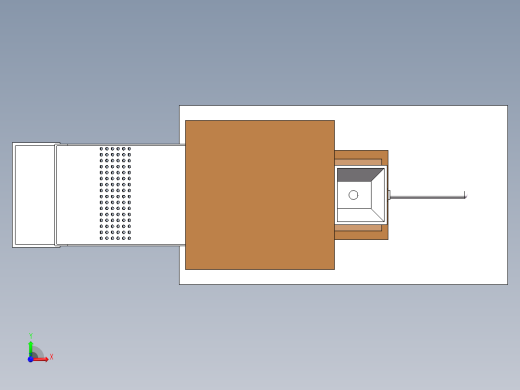 混合粉末成型机设计前视缩略图