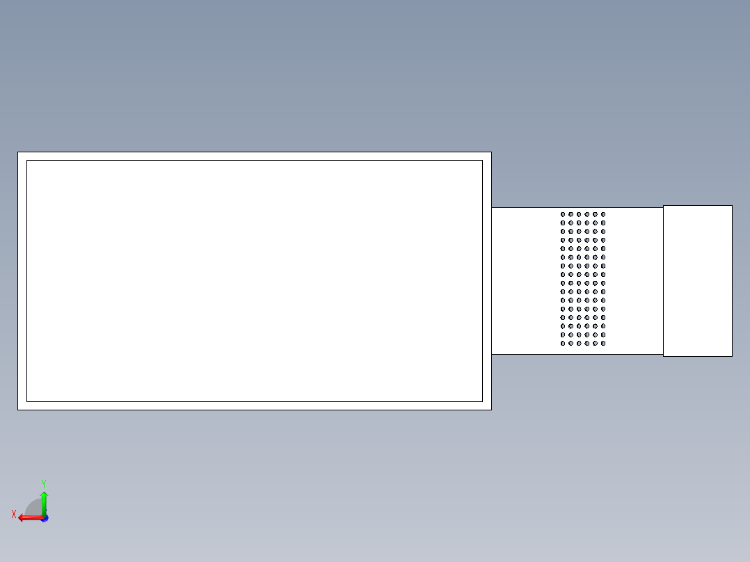 混合粉末成型机设计后视图