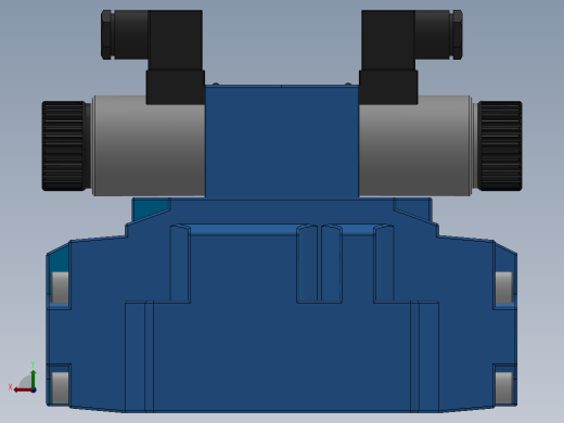 FWH-04直流插座式电液换向阀左视缩略图
