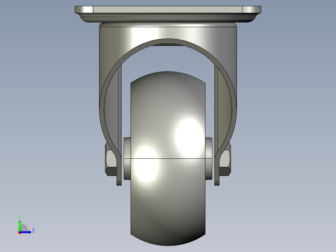 万向轮、脚轮(109)左视图