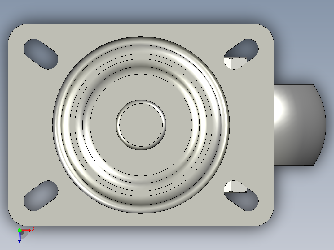 万向轮、脚轮(109)俯视图