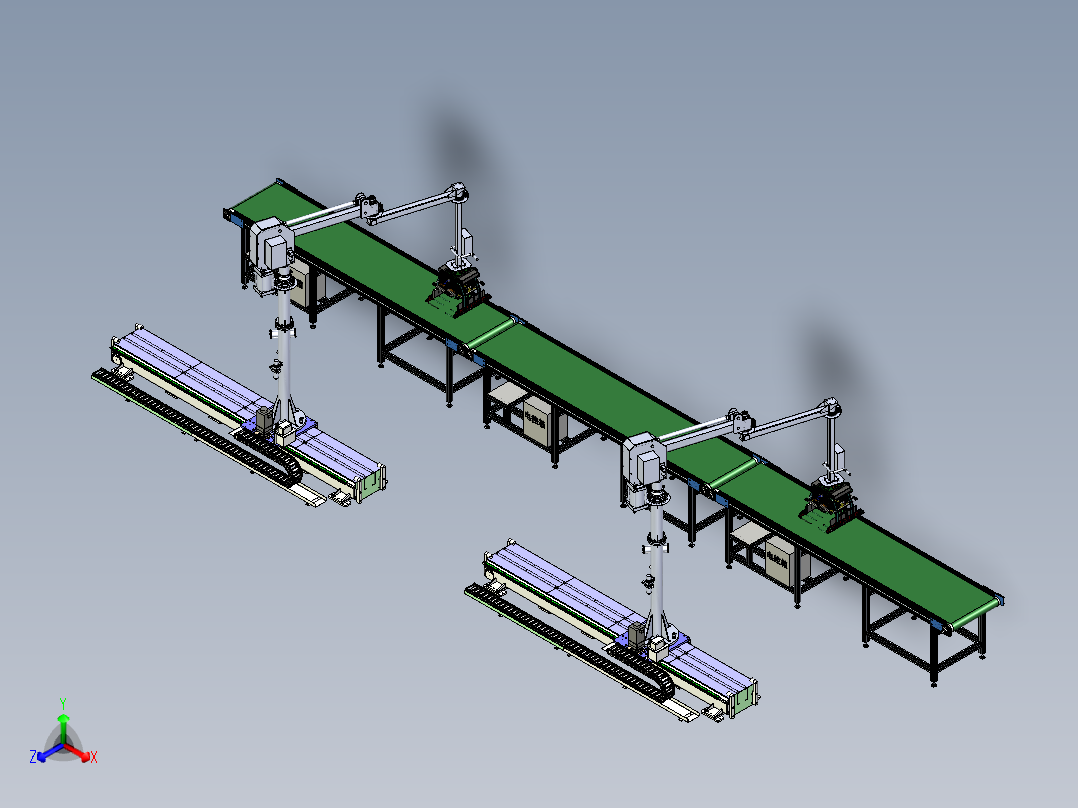 移动助力取料机械手模拟