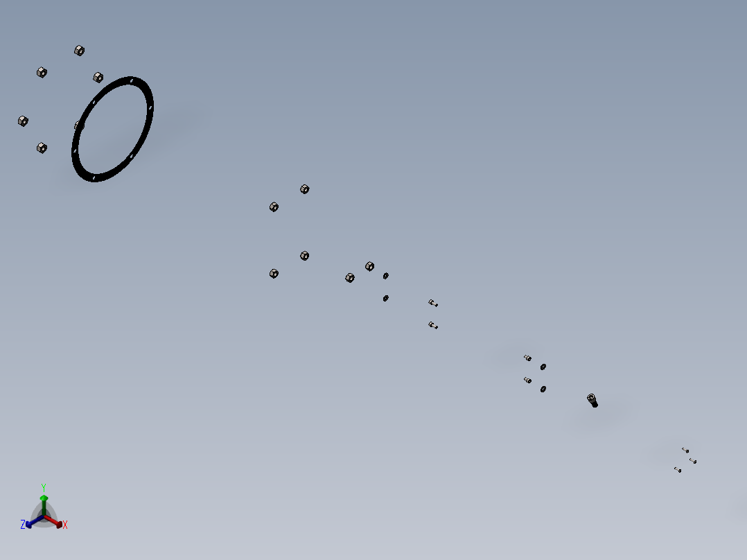 泵、水泵(55)正等轴测图