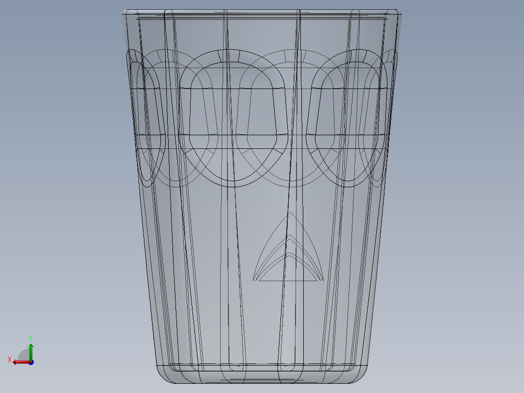 玻璃器子、杯子(20)后视图