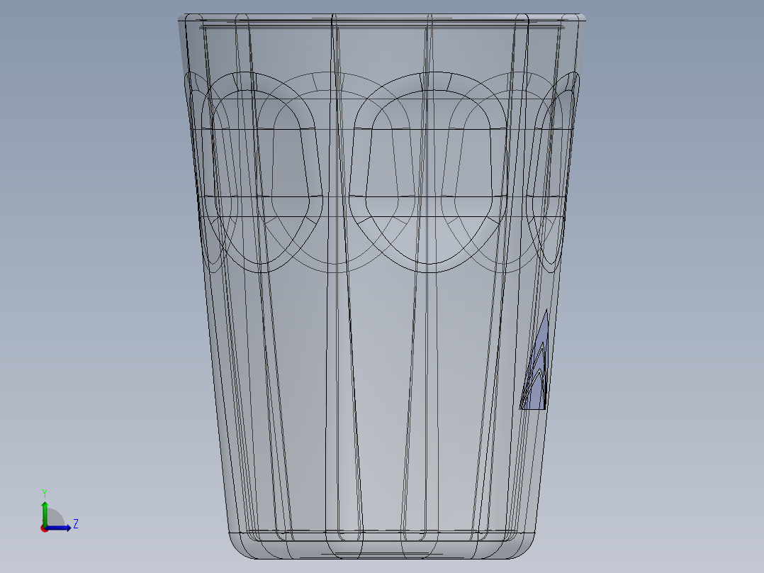 玻璃器子、杯子(20)左视图