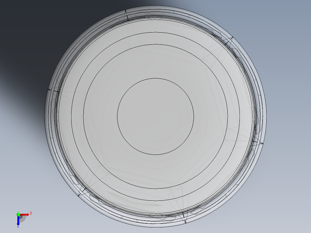 玻璃器子、杯子(20)俯视图