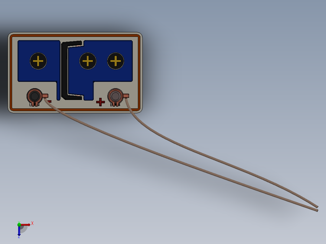 电池仓、电池(58)俯视图