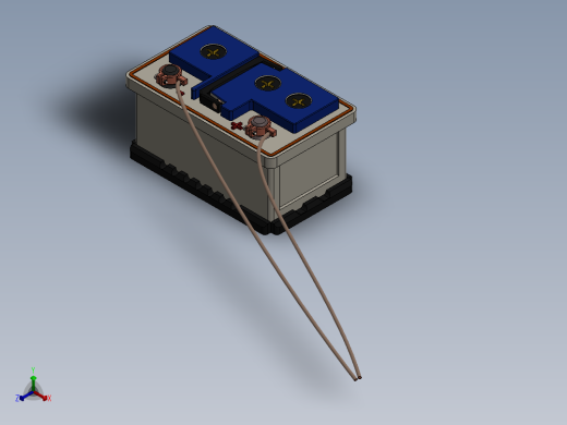 电池仓、电池(58)正等轴测缩略图