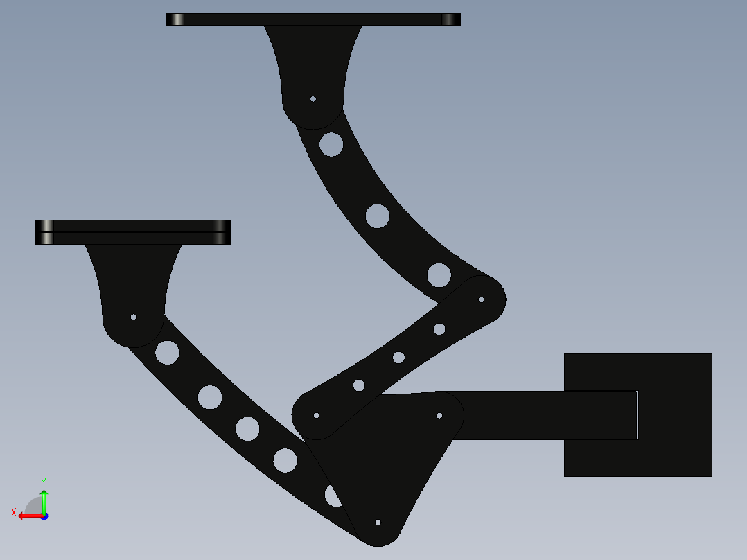 B2005283-笔记本电脑CNC支架后视图