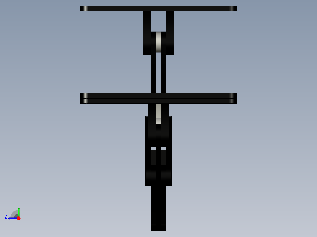 B2005283-笔记本电脑CNC支架右视图