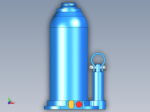 TAPARIA 液压瓶千斤顶 (HBJ-5)前视缩略图