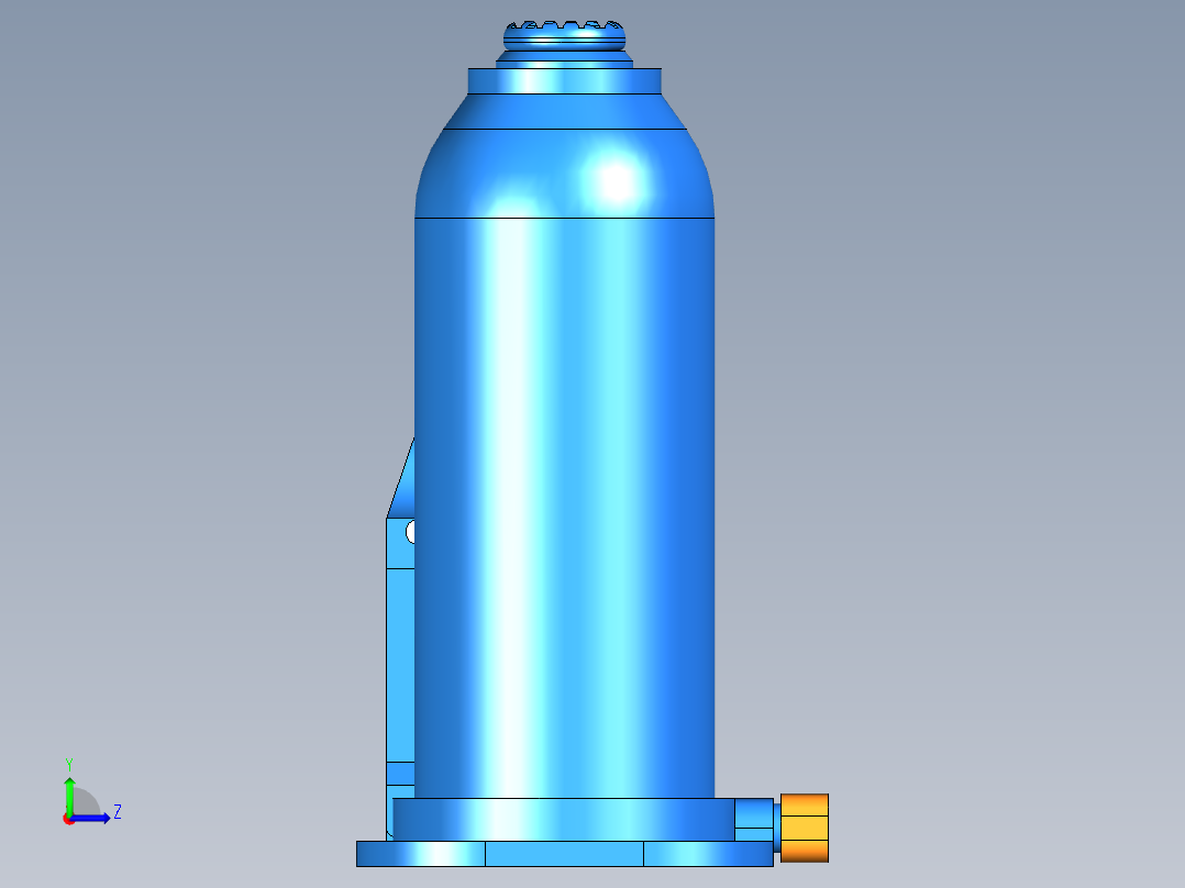 TAPARIA 液压瓶千斤顶 (HBJ-5)左视图