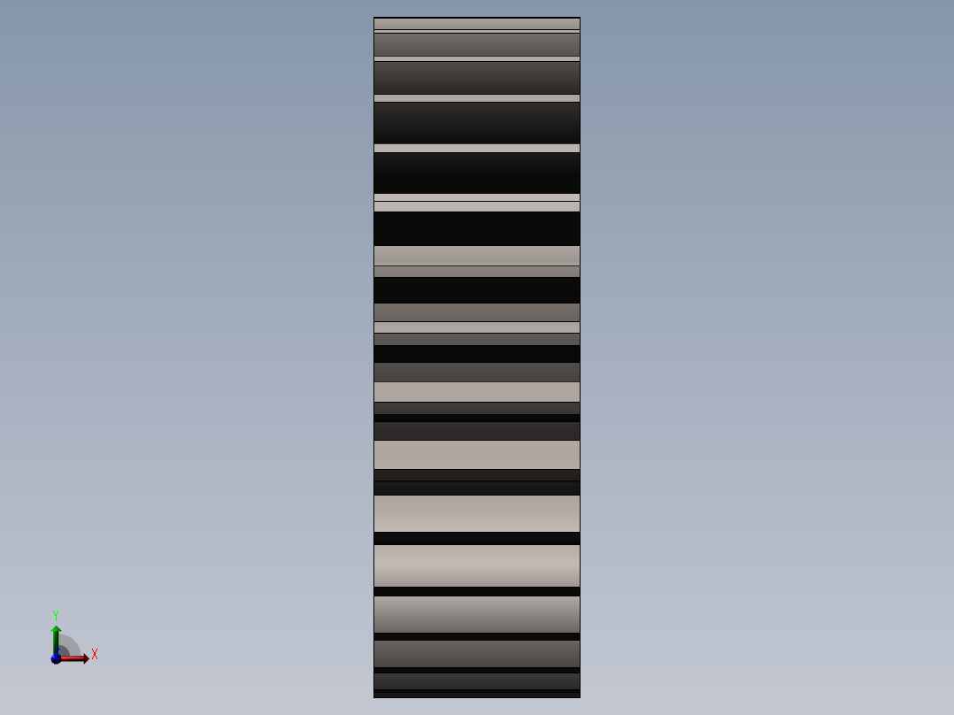 三级传动从动齿轮左视图