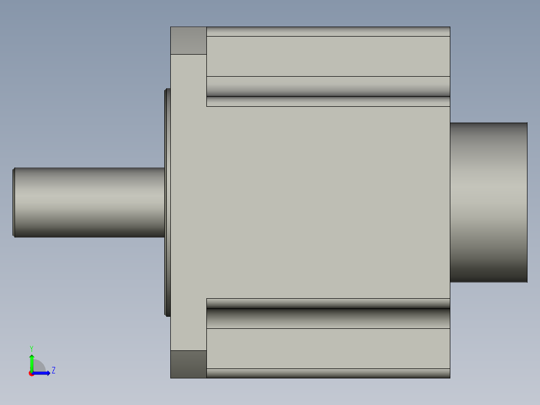 三菱电机MR-J4-500A+HG-SR502J55KW左视图