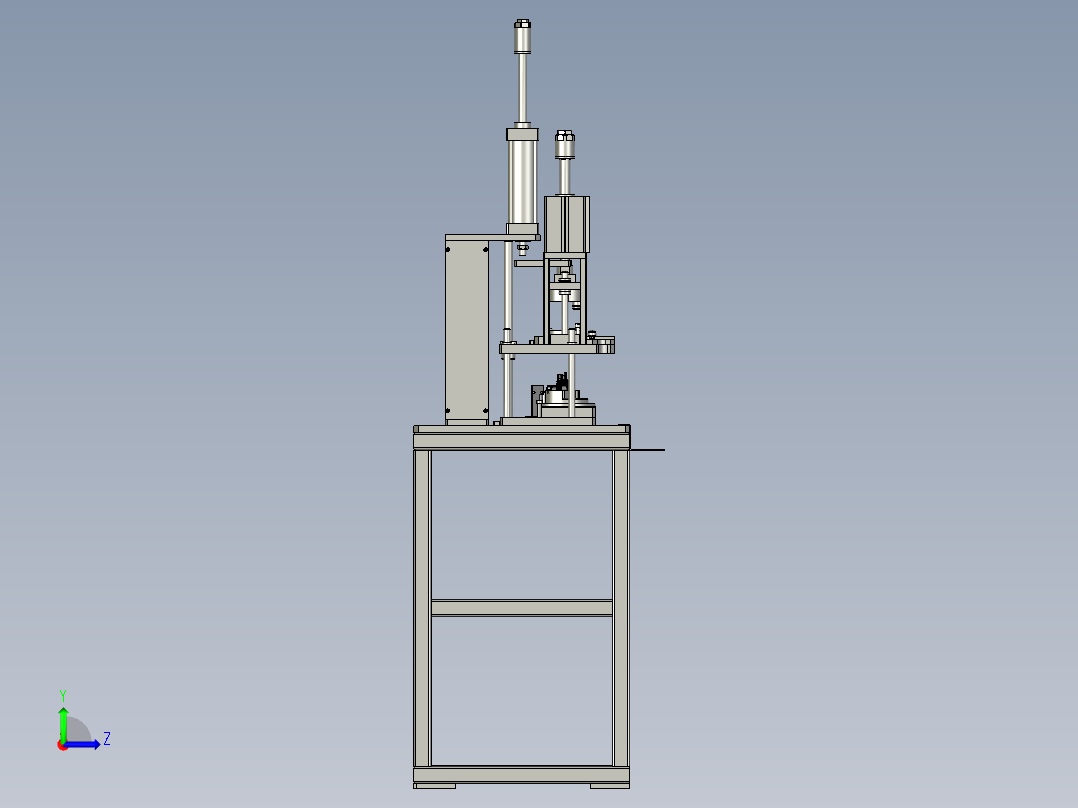 GM3系列法兰接头组装1左视图