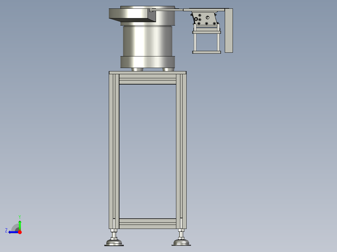螺母上料组右视图