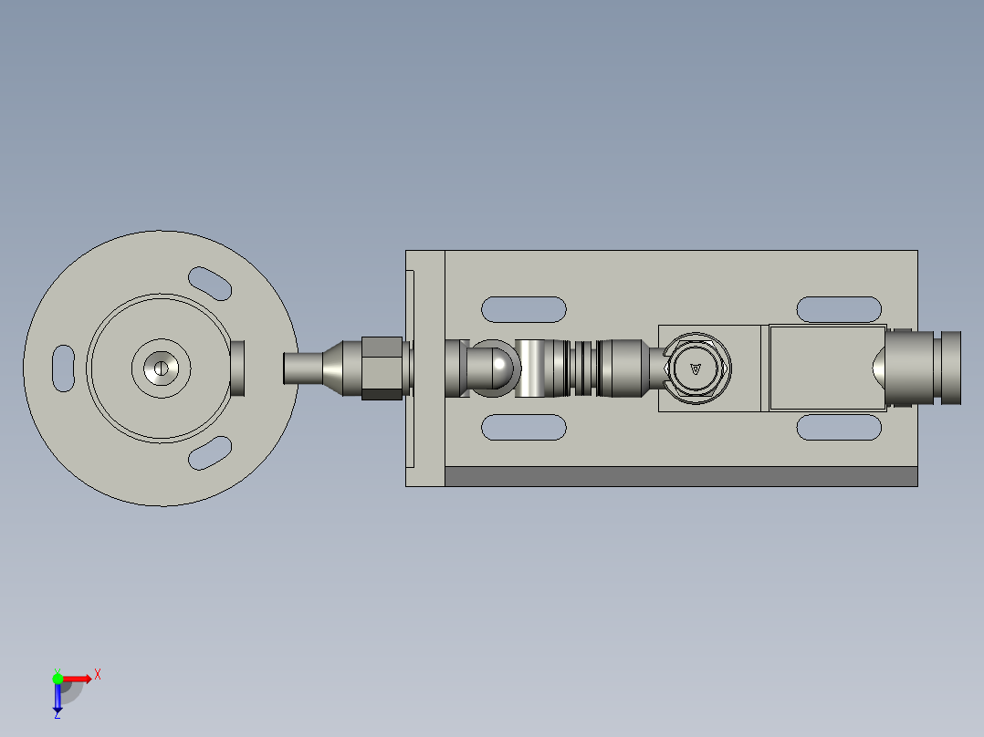 CCD清洁器俯视图