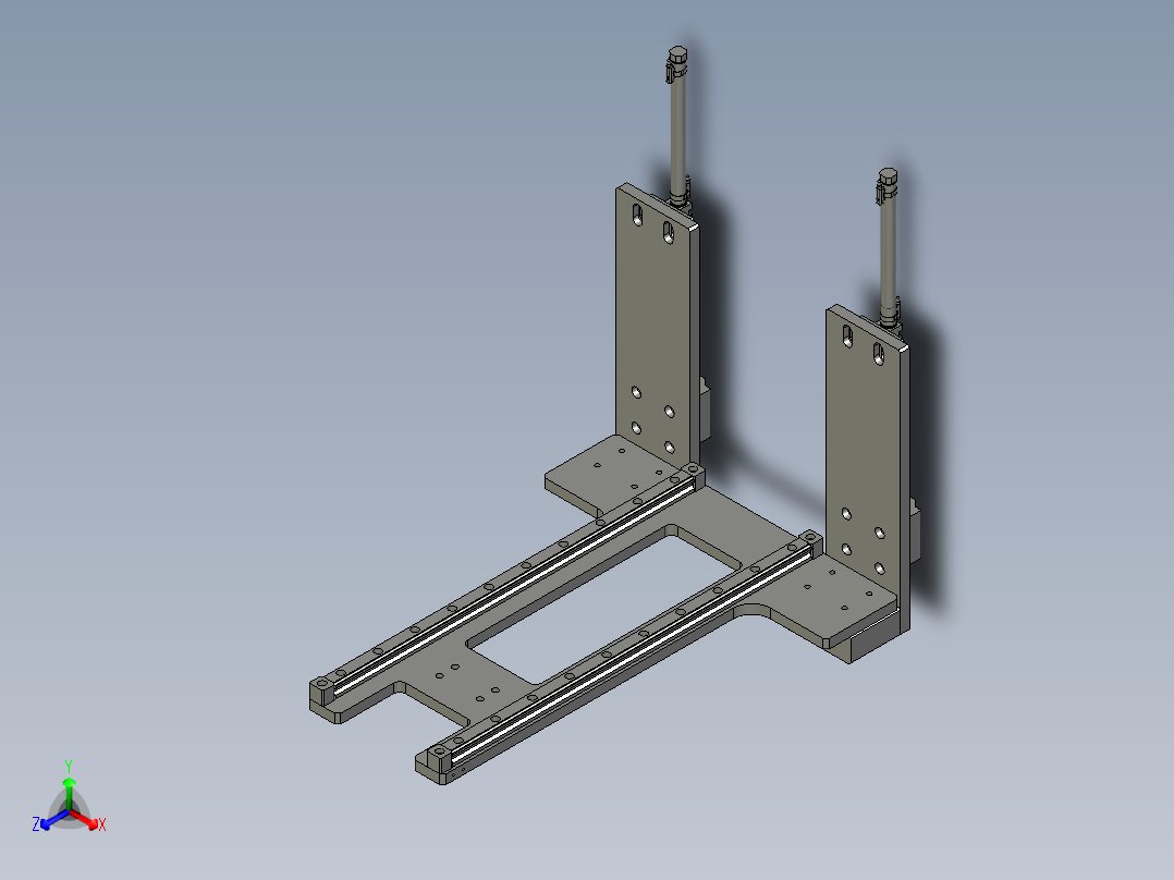 封边机-左右归正装配-0000主视图