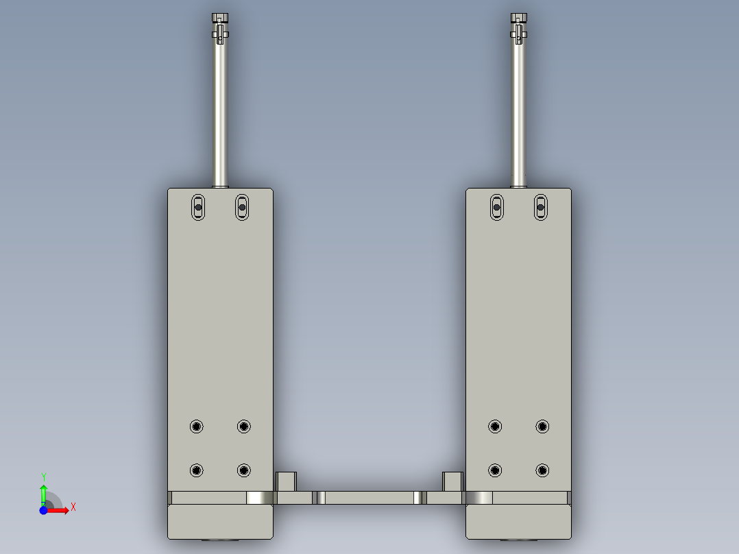 封边机-左右归正装配-0000前视图