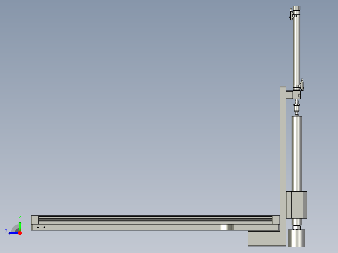 封边机-左右归正装配-0000右视图