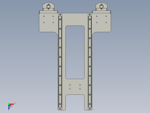 封边机-左右归正装配-0000俯视缩略图