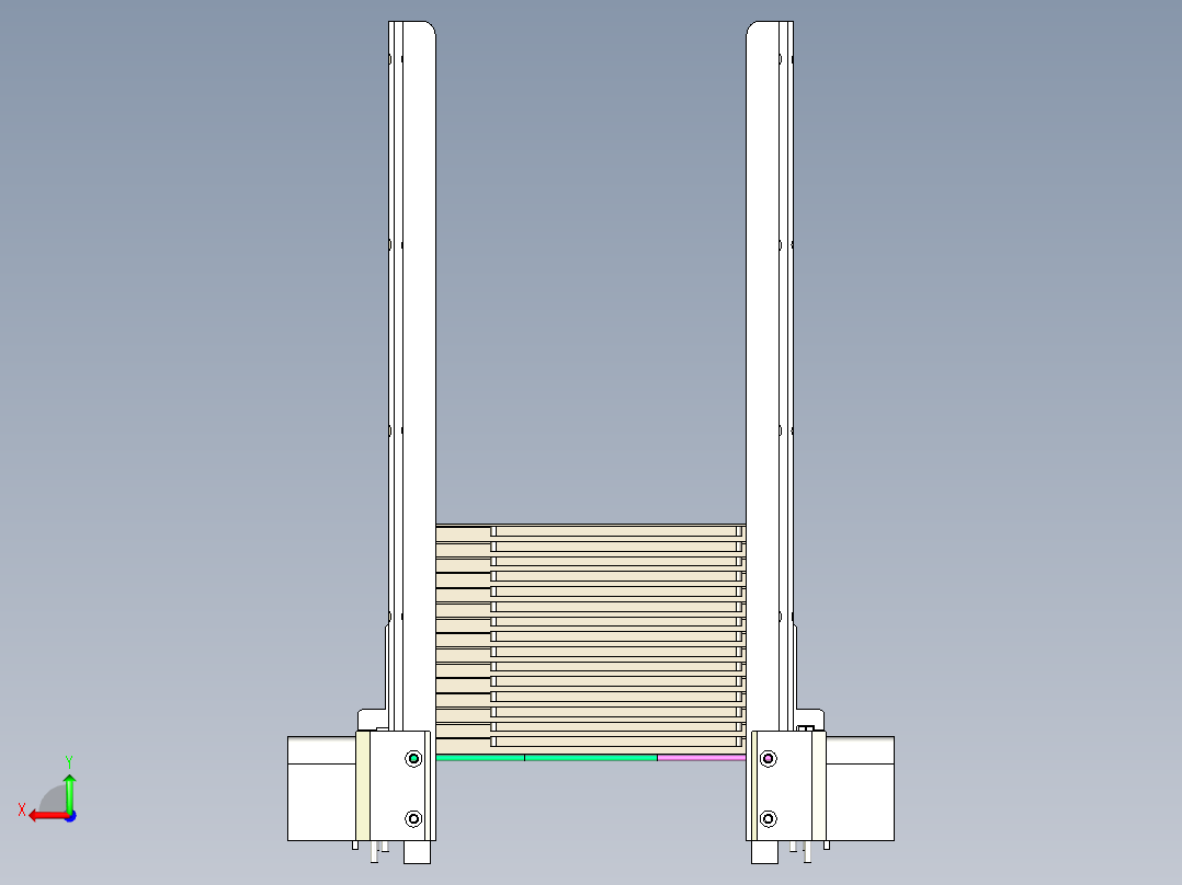 分tray盘机构后视图