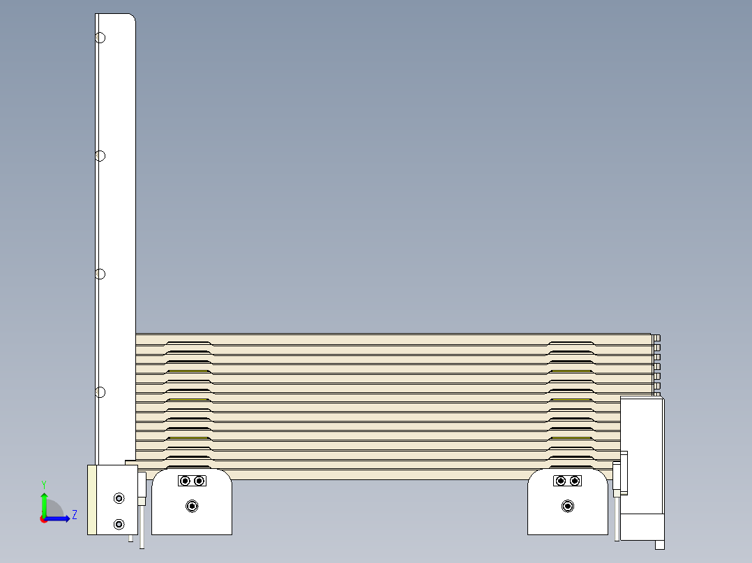 分tray盘机构左视图