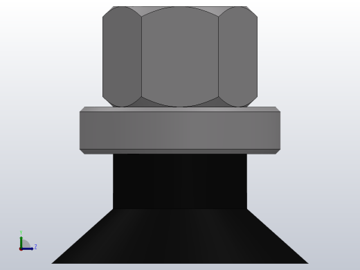 ZHP系列内螺纹垂直接管真空吸盘[ZHP-IA120-n5]左视缩略图
