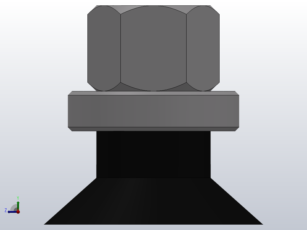 ZHP系列内螺纹垂直接管真空吸盘[ZHP-IA120-n5]右视图