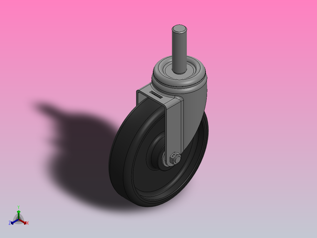 脚轮Colson-3_00614_449 MTG7主视图